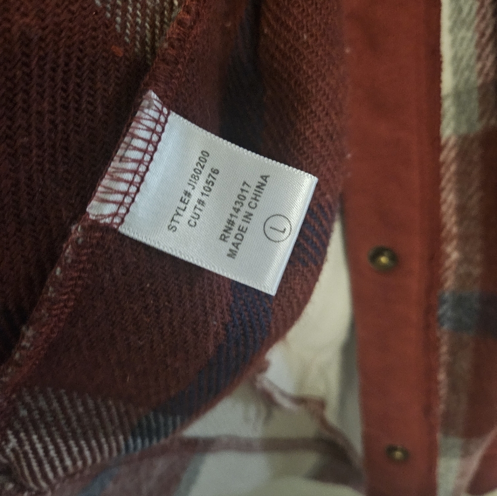 Plaid Button-Up Shacket - Picture 3 of 4